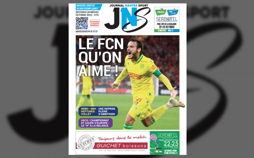 Journal Nantes Sport#78 OCTOBRE 2023