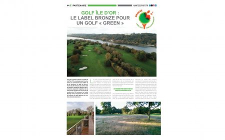 Golf Île d'or : le label bronze pour un golf "green"