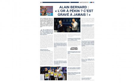 Alain Bernard : « L'or à Pékin ? C'est gravé à jamais ! »