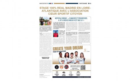 Stage 100 % Real Madrid en Loire-Atlantique avec l'association Cœur sportif citoyen