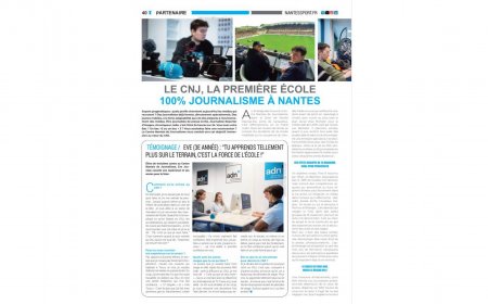 Le CNJ, la première école 100% journalisme à Nantes