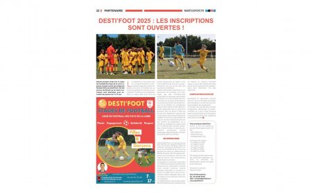 Desti'foot 2025 : Les inscriptions sont ouvertes !