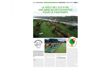 Le golf de l'Île d'Or, une mine de découvertes pour le printemps