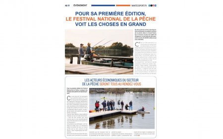 Pour sa première édition, le Festival National de la pêche voit les choses en grand
