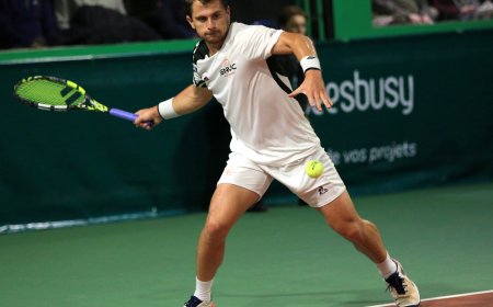 Clément Tabur (SNUC Tennis) au premier tour de Rolland Garros face à Corentin Moutet