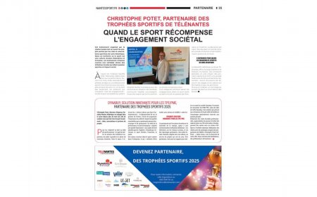 Christophe Potet, partenaire des Trophées sportifs de Telenantes : Quand le sport récompense l'engagement sociétal