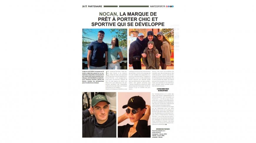 Nocan, la marque de prêt à porter chic et sportive qui se développe