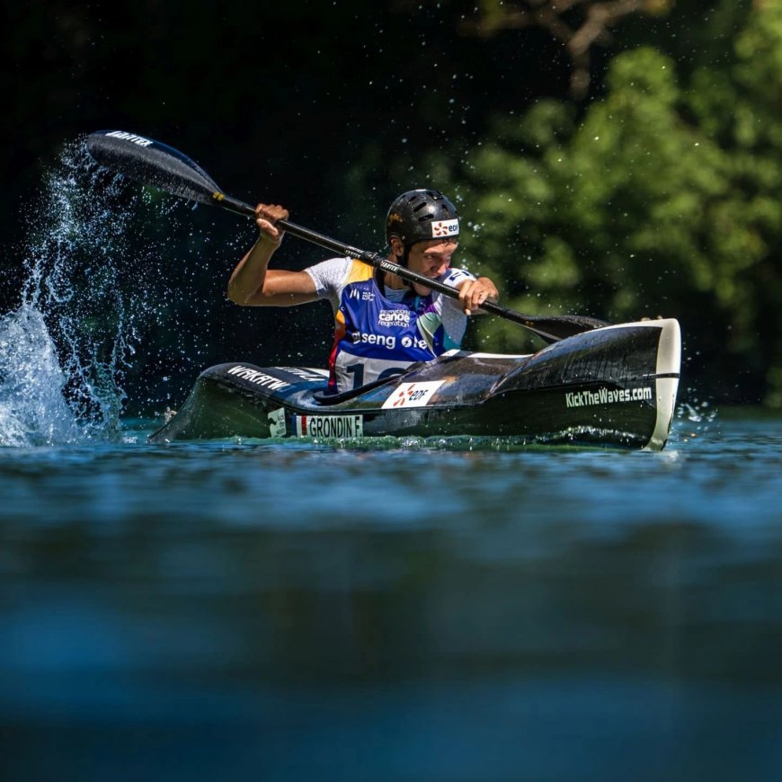 Kayak : Felix Grondin (Nantes Atlantique Canoë-Kayak) : champion du monde et de France U18 en descente en course longue.