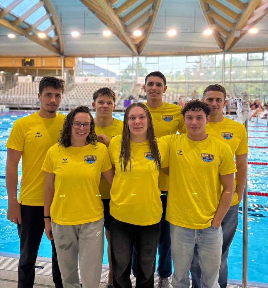 NATATION ELITE : Nantes Natation : Caouen bronzé en 50m dos