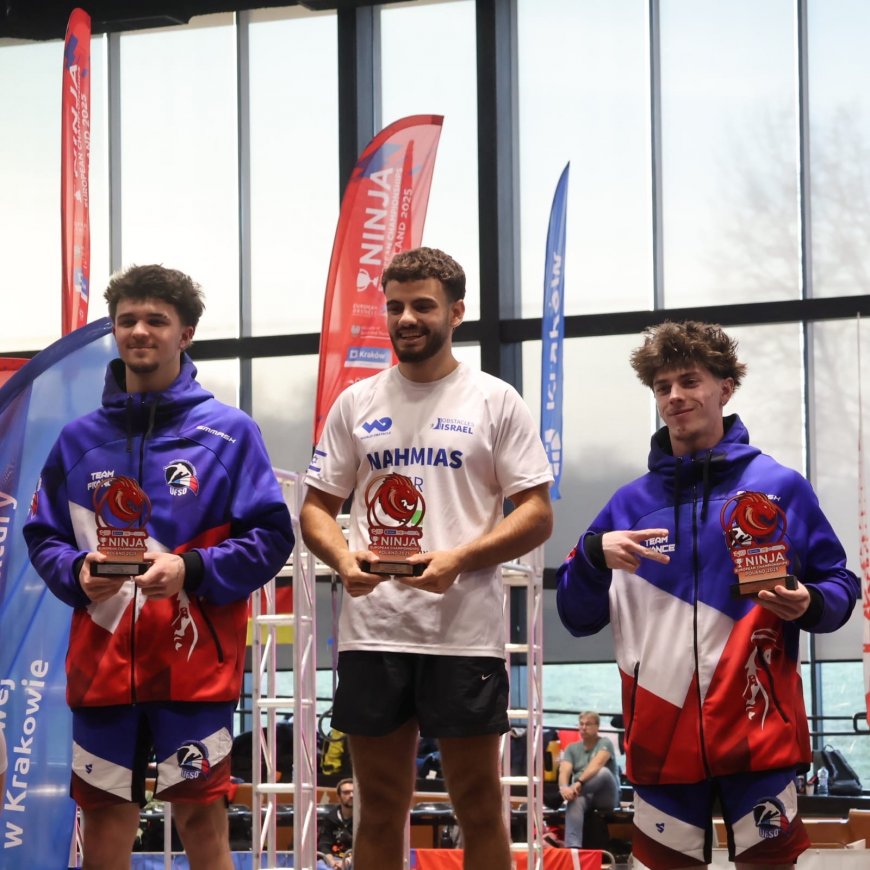 Parcours : Deux Nantais médaillés lors des premiers Championnats d'Europe de Ninja