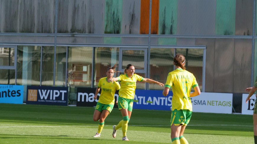 Arkéma Première Ligue : FC Nantes Féminines 3 – 0 OM : Un dimanche record !