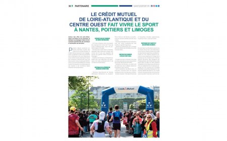 LE CRÉDIT MUTUEL DE LOIRE-ATLANTIQUE ET DU CENTRE OUEST FAIT VIVRE LE SPORT À NANTES, POITIERS ET LIMOGES
