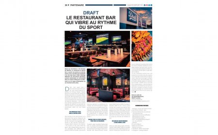 Le Draft, le restaurant-bar qui vibre au rythme du sport