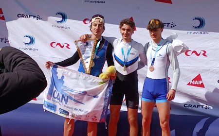 Aviron : 3 médailles et des premiers championnats de France 2026 « réussis » pour le CA Nantes !