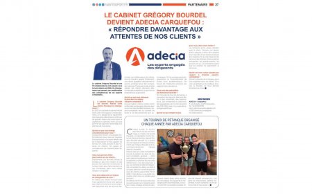 Le cabinet Grégory Bourdel devient Adecia Carquefou : "répondre davantage aux attentes de nos clients"